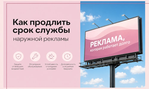 Как продлить срок службы наружной рекламы в Кушве