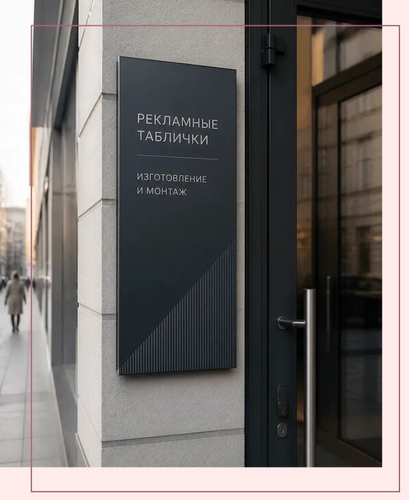 Рекламные таблички в Кушве по цене от 4619 р. | Аванза-Кшв