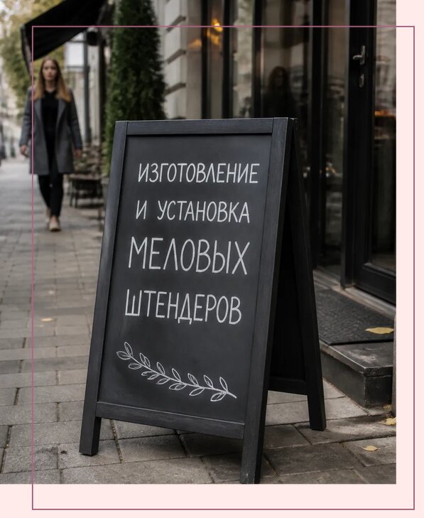 Меловые штендеры в Кушве по цене от 6672 р. | Аванза-Кшв