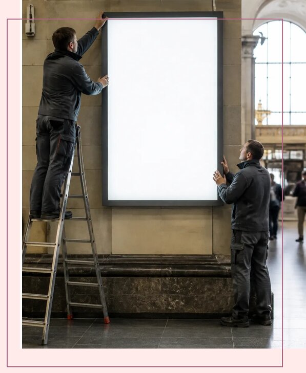 Размещение рекламы на вокзалах и станциях под ключ в Кушве
